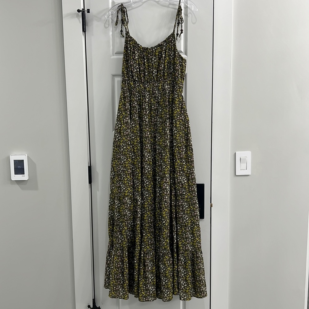 J. Crew Maxi Floral Dress with pockets Size Small
